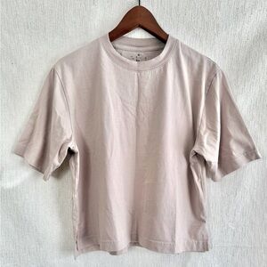 Muji Boxy Crop T-shirt